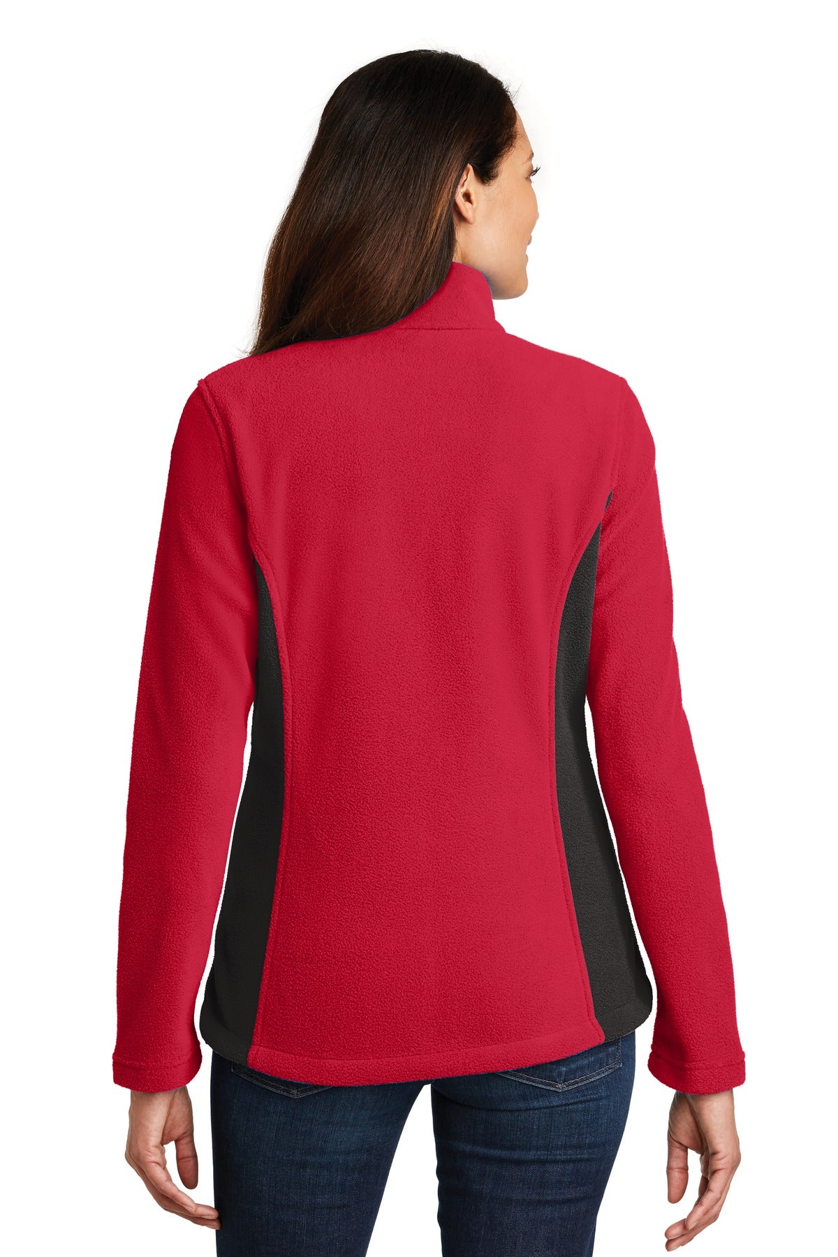 Port Authority Ladies Colorblock Value Fleece Jacket. L216