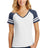 District Women's Game V-Neck Tee. DM476 District