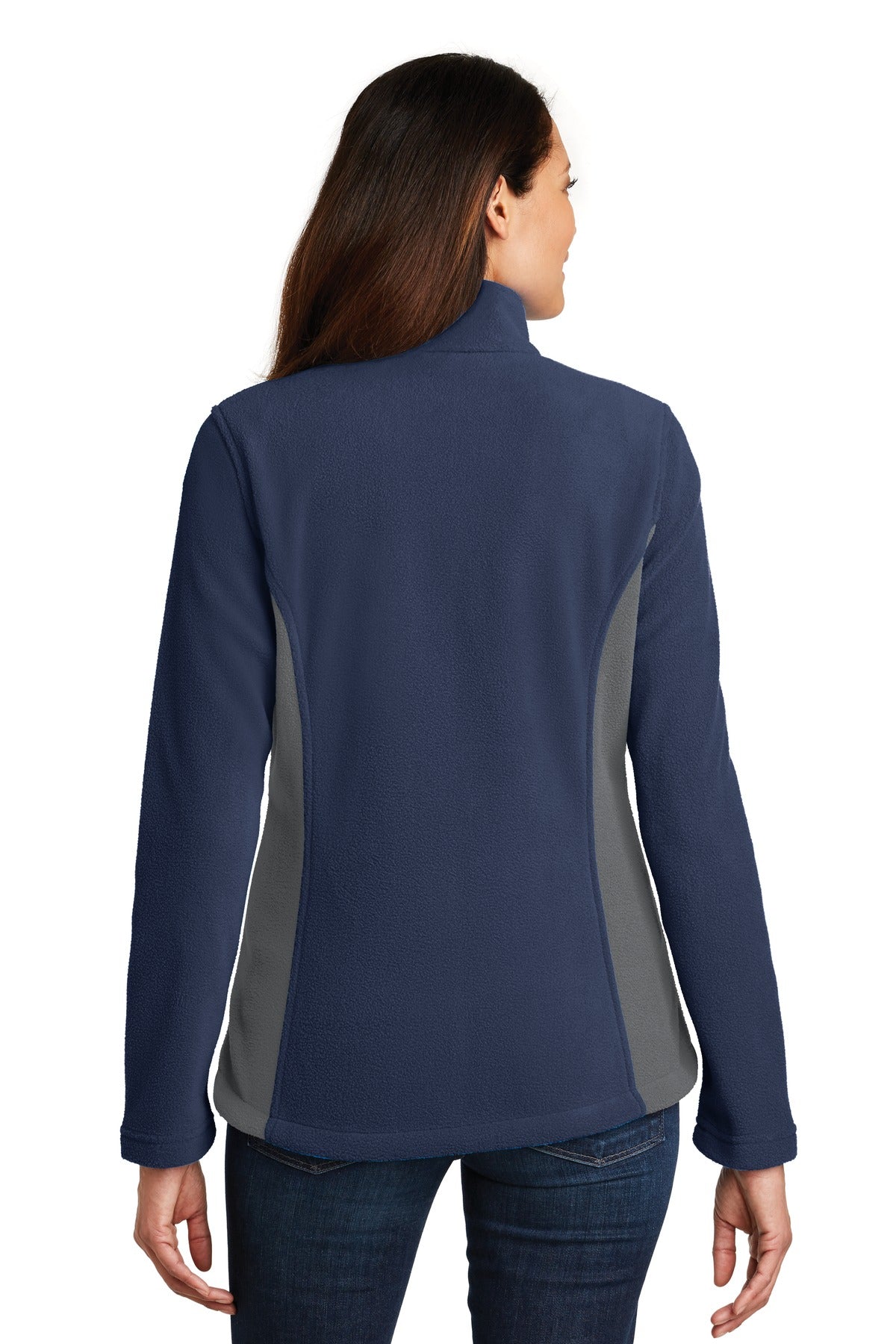 Port Authority Ladies Colorblock Value Fleece Jacket. L216