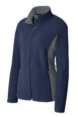 Port Authority Ladies Colorblock Value Fleece Jacket. L216