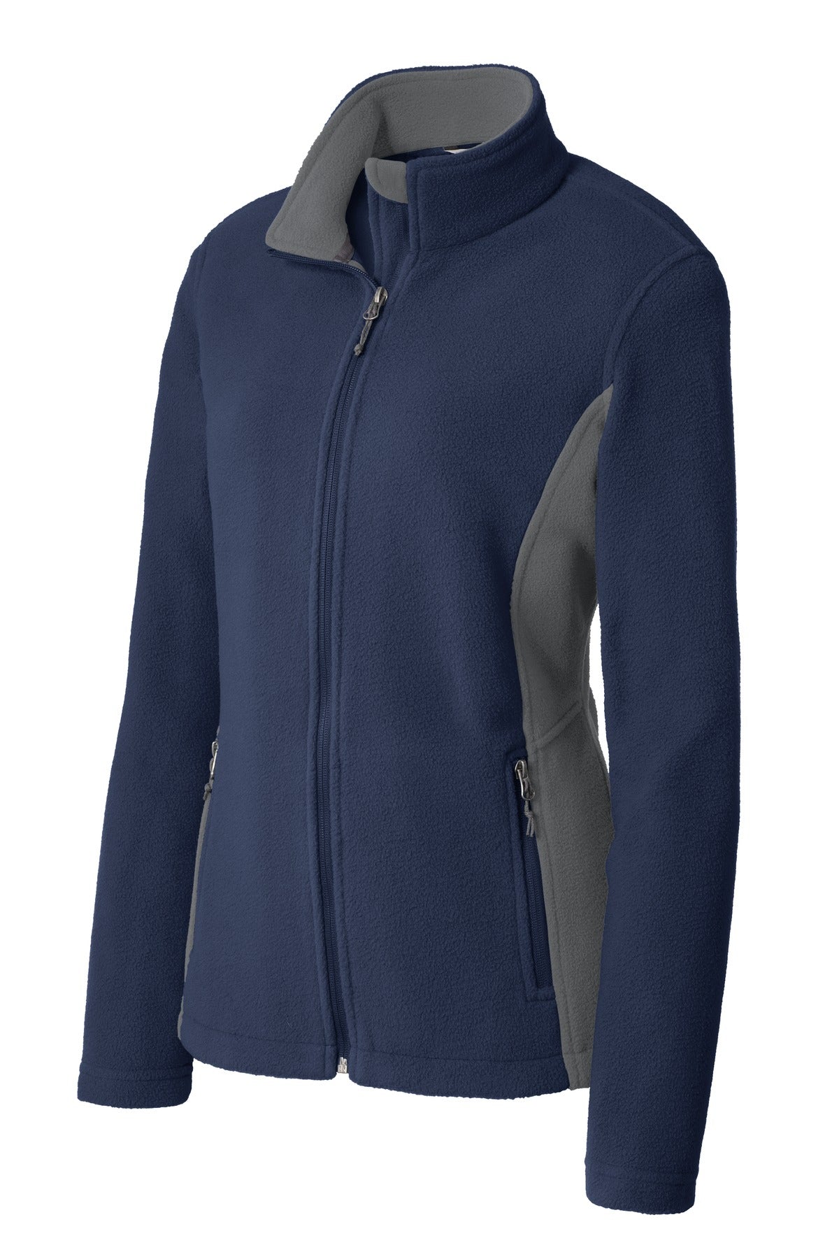 Port Authority Ladies Colorblock Value Fleece Jacket. L216