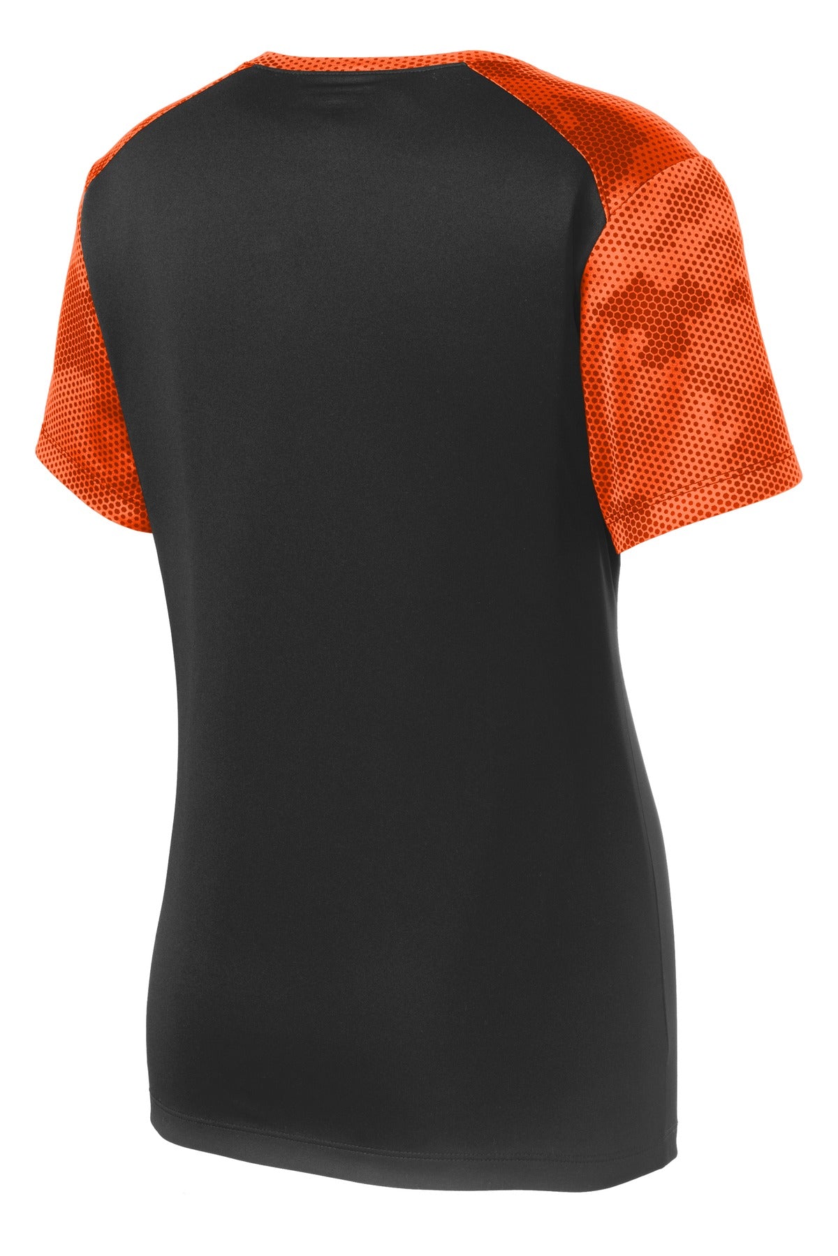 Sport-Tek Women's CamoHex Colorblock V-Neck Tee LST371