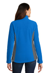 Port Authority Ladies Colorblock Value Fleece Jacket. L216