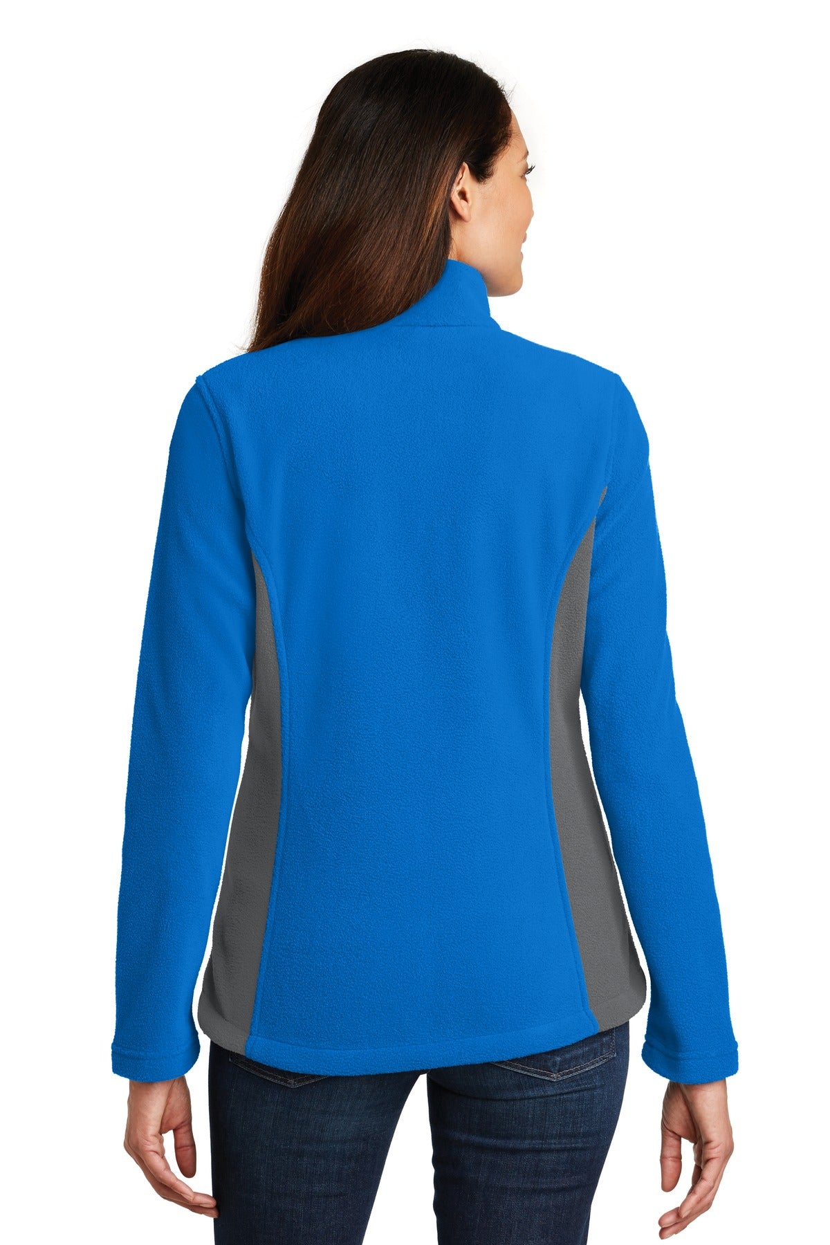 Port Authority Ladies Colorblock Value Fleece Jacket. L216