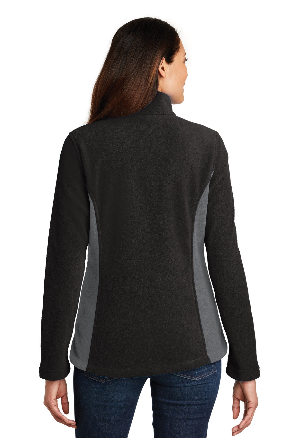 Port Authority Ladies Colorblock Value Fleece Jacket. L216