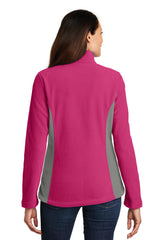Port Authority Ladies Colorblock Value Fleece Jacket. L216