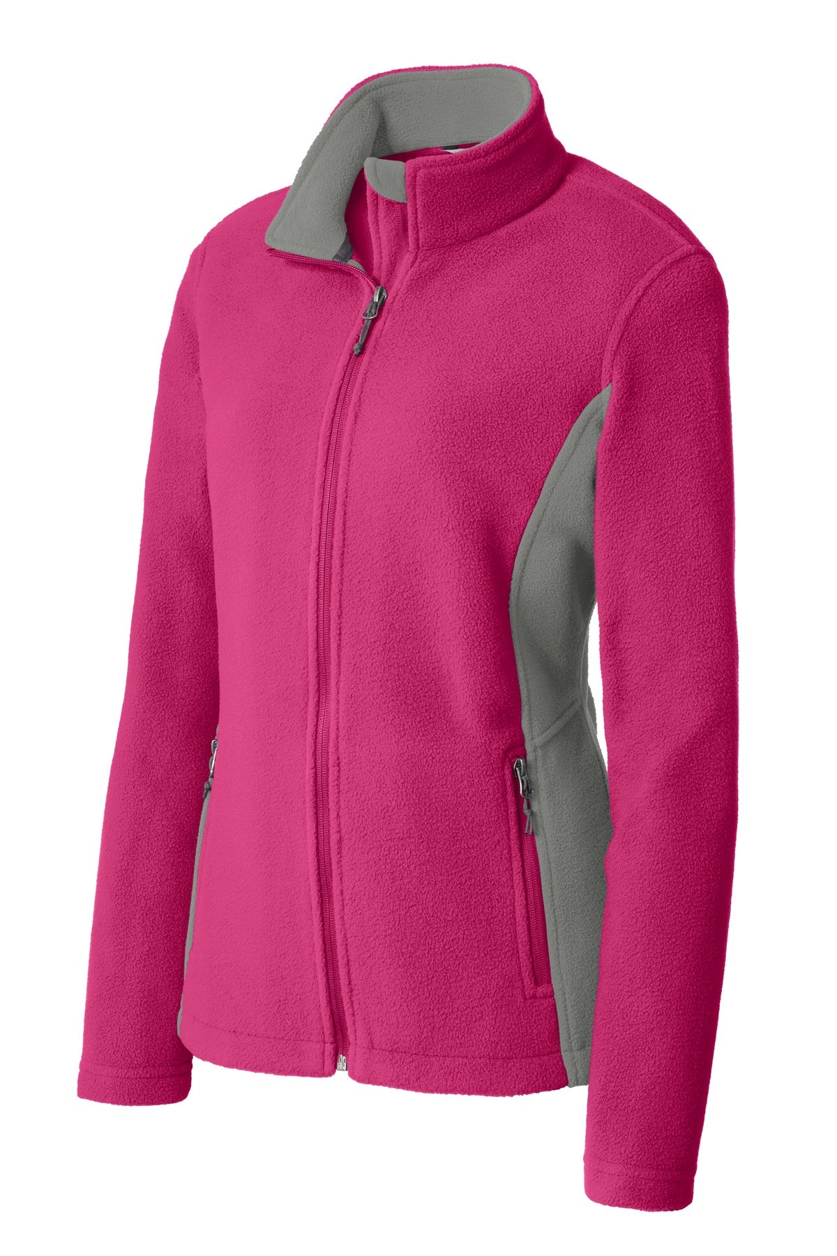 Port Authority Ladies Colorblock Value Fleece Jacket. L216