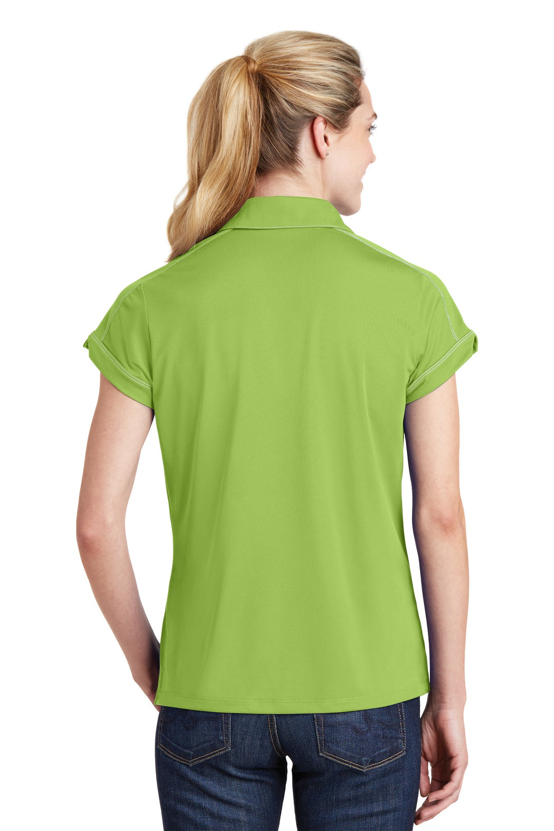 Sport-Tek Women's Contrast Stitch Micropique Sport-Wick Polo LST659