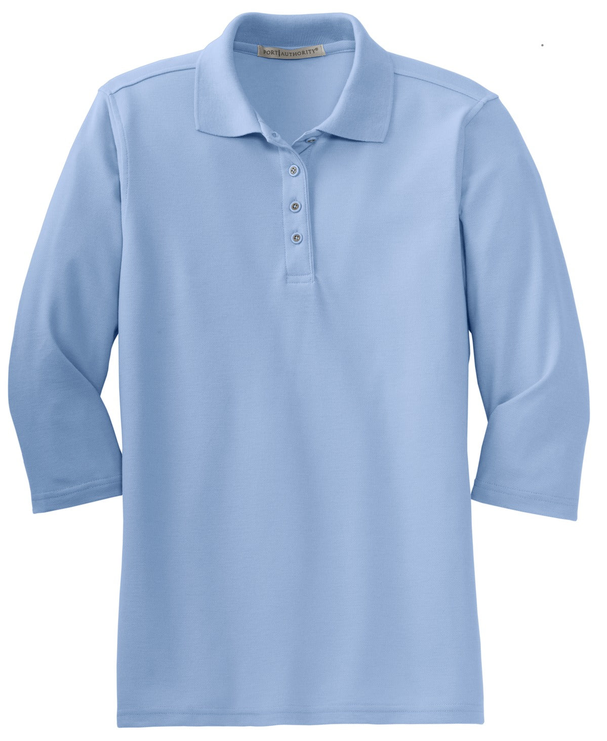 Port Authority Ladies Silk Touch 3/4-Sleeve Polo. L562