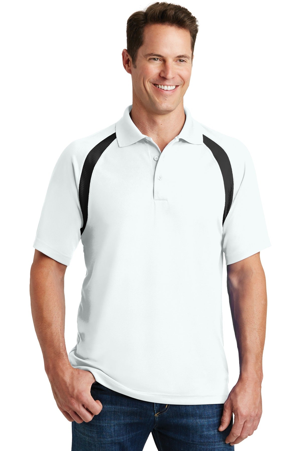 Sport-Tek Men's Dry Zone Colorblock Raglan Polo