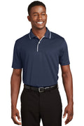 Sport-Tek Men's Dri-Mesh Polo with Tipped Collar and Piping