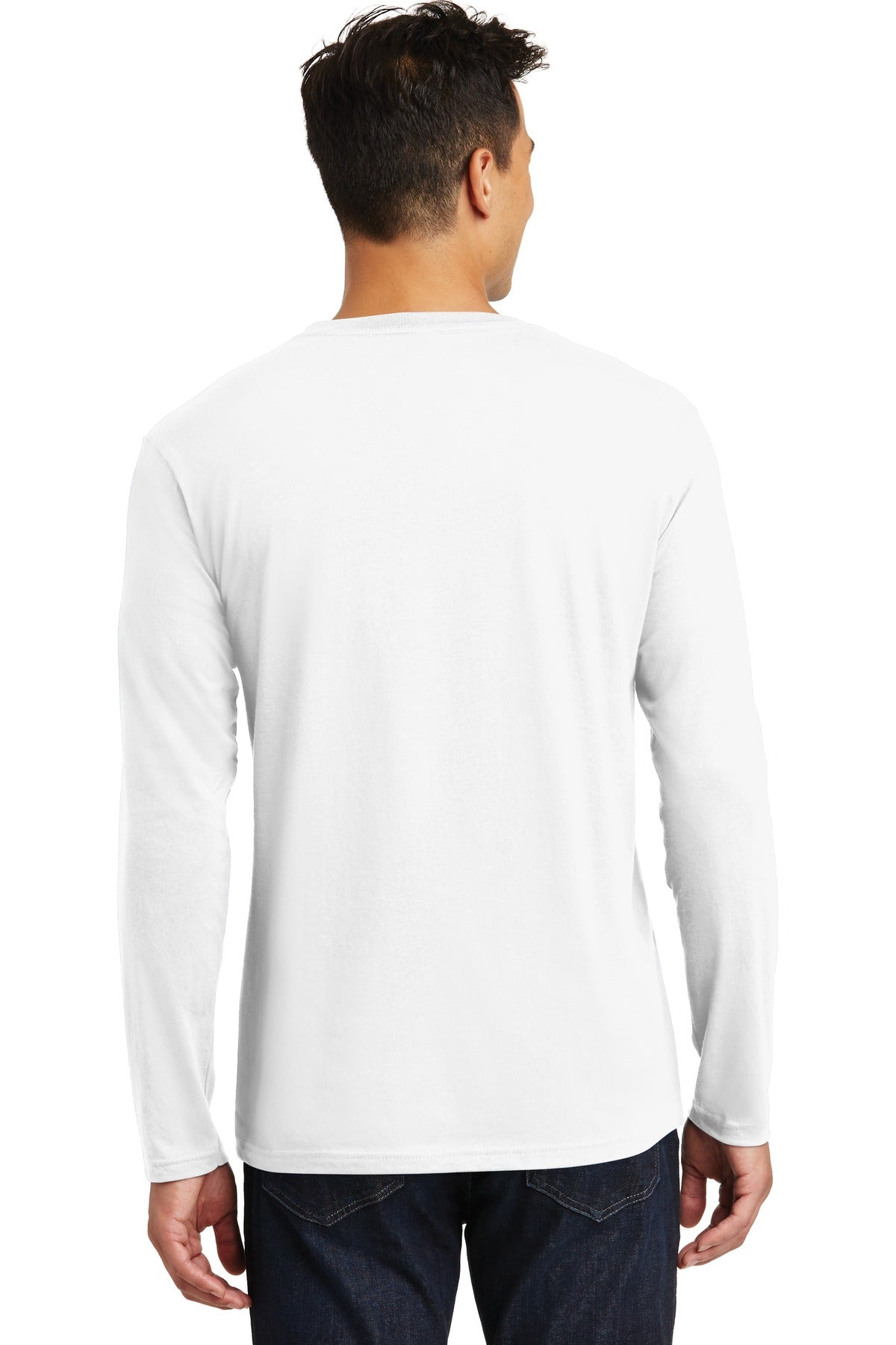 District Men's Perfect Weight Long Sleeve Tee. DT105 District