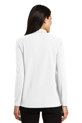 Port Authority Ladies  Silk Touch Long Sleeve Polo.  L500LS