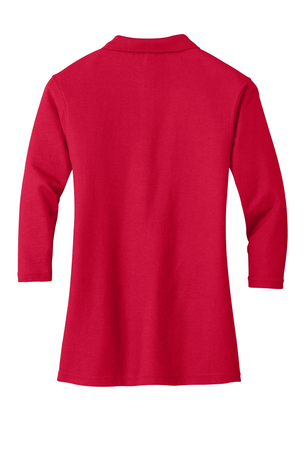 Port Authority Ladies Silk Touch 3/4-Sleeve Polo. L562