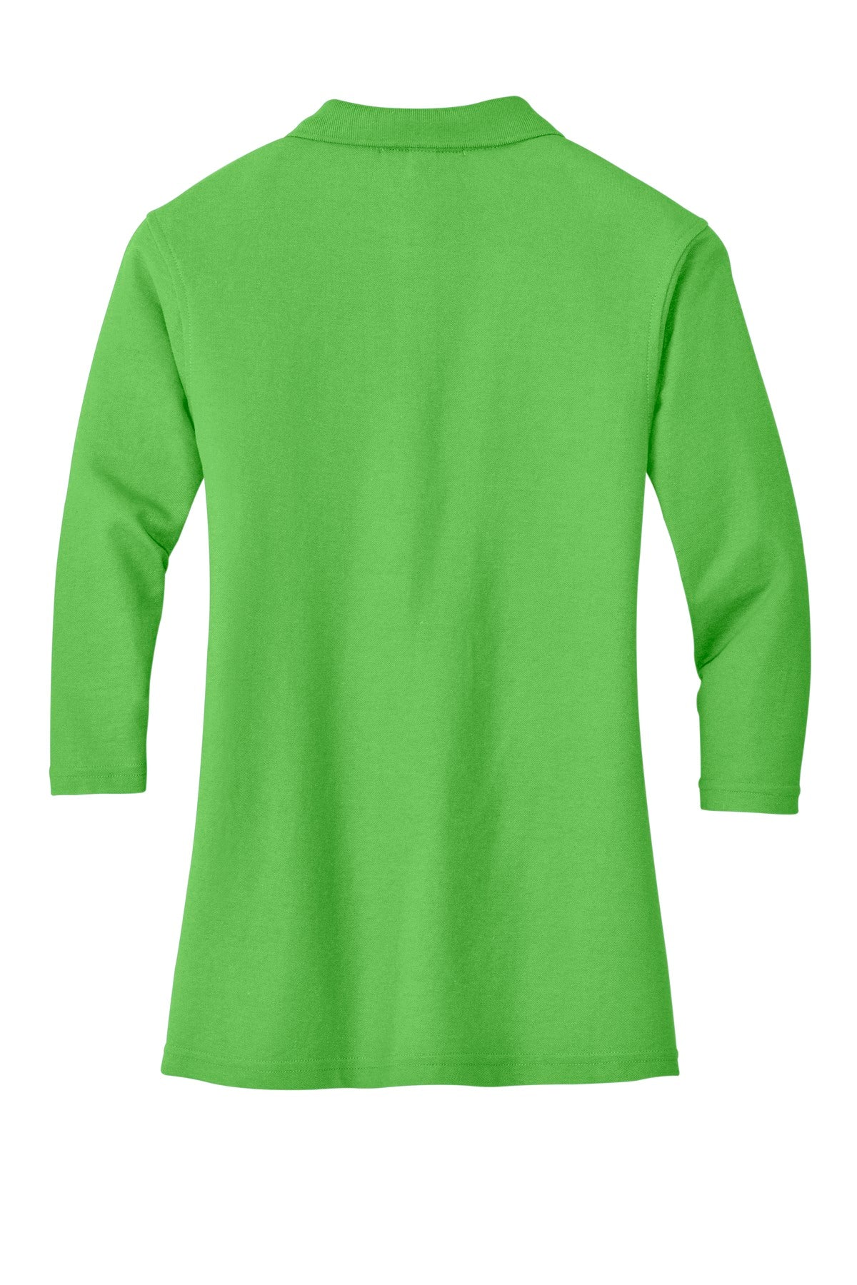 Port Authority Ladies Silk Touch 3/4-Sleeve Polo. L562
