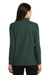 Port Authority Ladies  Silk Touch Long Sleeve Polo.  L500LS