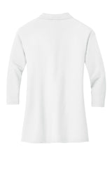 Port Authority Ladies Silk Touch 3/4-Sleeve Polo. L562