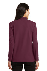Port Authority Ladies  Silk Touch Long Sleeve Polo.  L500LS