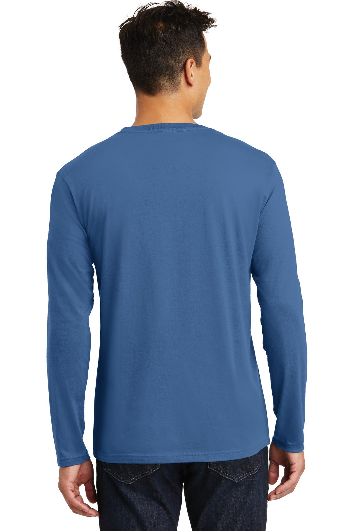 District Men's Perfect Weight Long Sleeve Tee. DT105 District