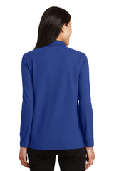 Port Authority Ladies  Silk Touch Long Sleeve Polo.  L500LS