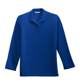 Port Authority Ladies  Silk Touch Long Sleeve Polo.  L500LS