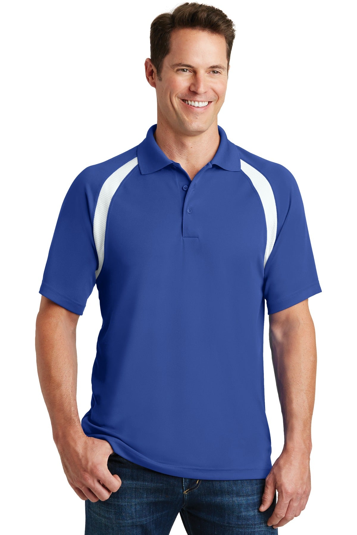Sport-Tek Men's Dry Zone Colorblock Raglan Polo