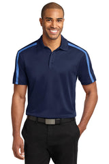 Port Authority Men's Silk Touch Performance Colorblock Stripe Polo. K547