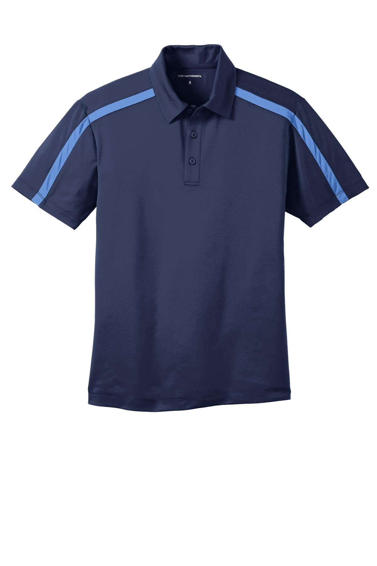 Port Authority Men's Silk Touch Performance Colorblock Stripe Polo. K547