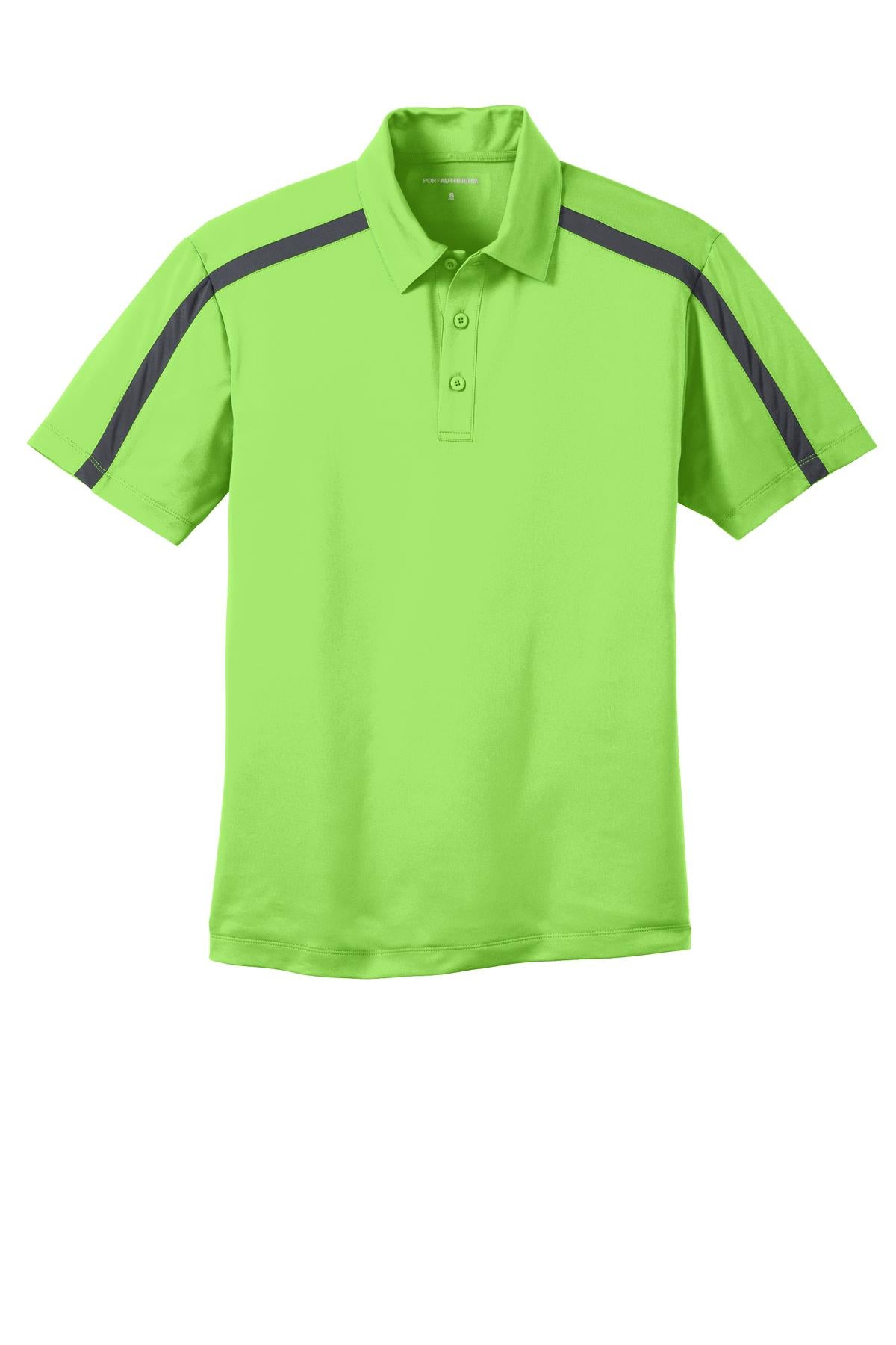 Port Authority Men's Silk Touch Performance Colorblock Stripe Polo. K547