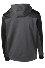 Sport-Tek Men's Tech Fleece Colorblock 1/4-Zip Hooded Sweatshirt