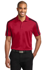 Port Authority Men's Silk Touch Performance Colorblock Stripe Polo. K547