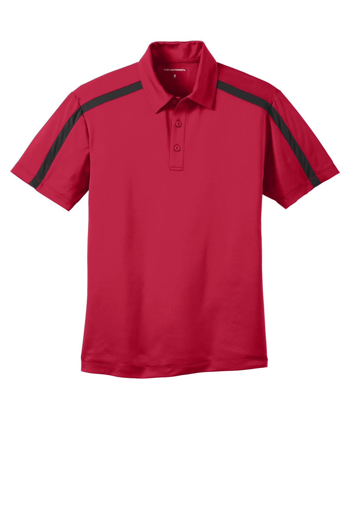 Port Authority Men's Silk Touch Performance Colorblock Stripe Polo. K547