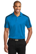 Port Authority Men's Silk Touch Performance Colorblock Stripe Polo. K547