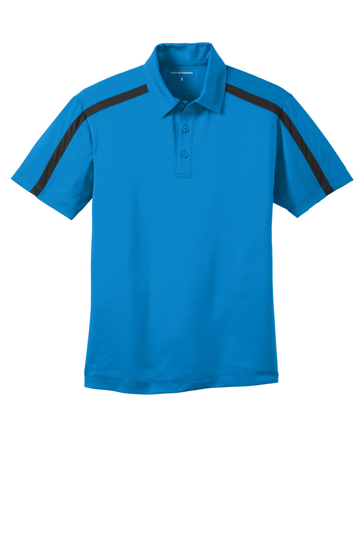 Port Authority Men's Silk Touch Performance Colorblock Stripe Polo. K547