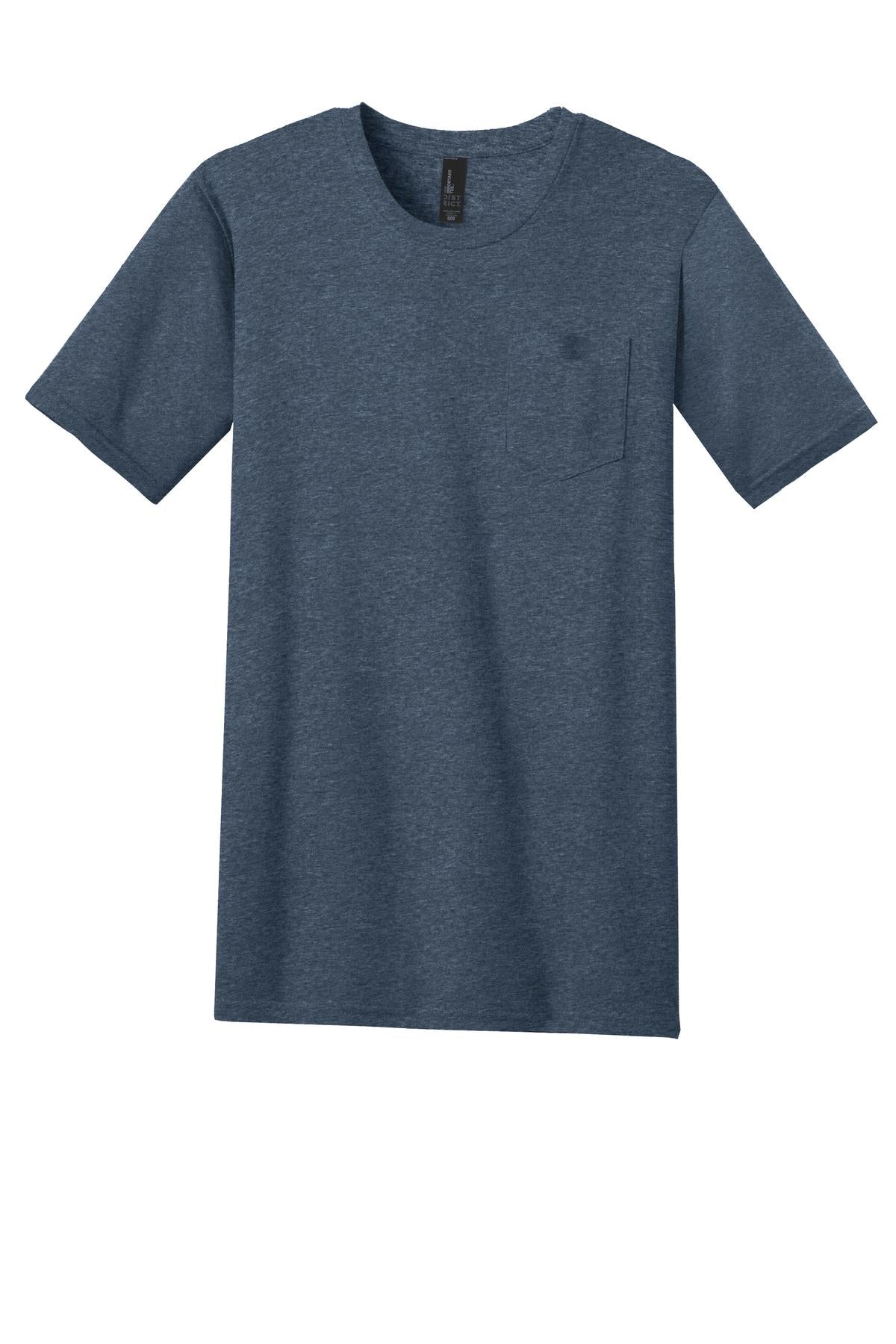 District Men's Very Important Tee with Pocket. DT6000P District