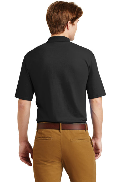 Jerzees Men's SpotShield 5.4-Ounce Jersey Knit Sport Shirt with Pocket. 436MP JERZEES