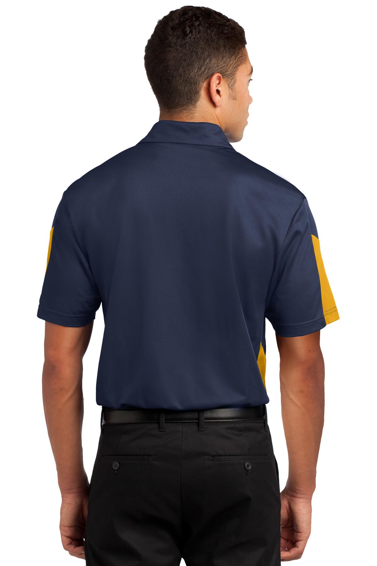 Sport-Tek Men's PosiCharge Active Textured Colorblock Polo