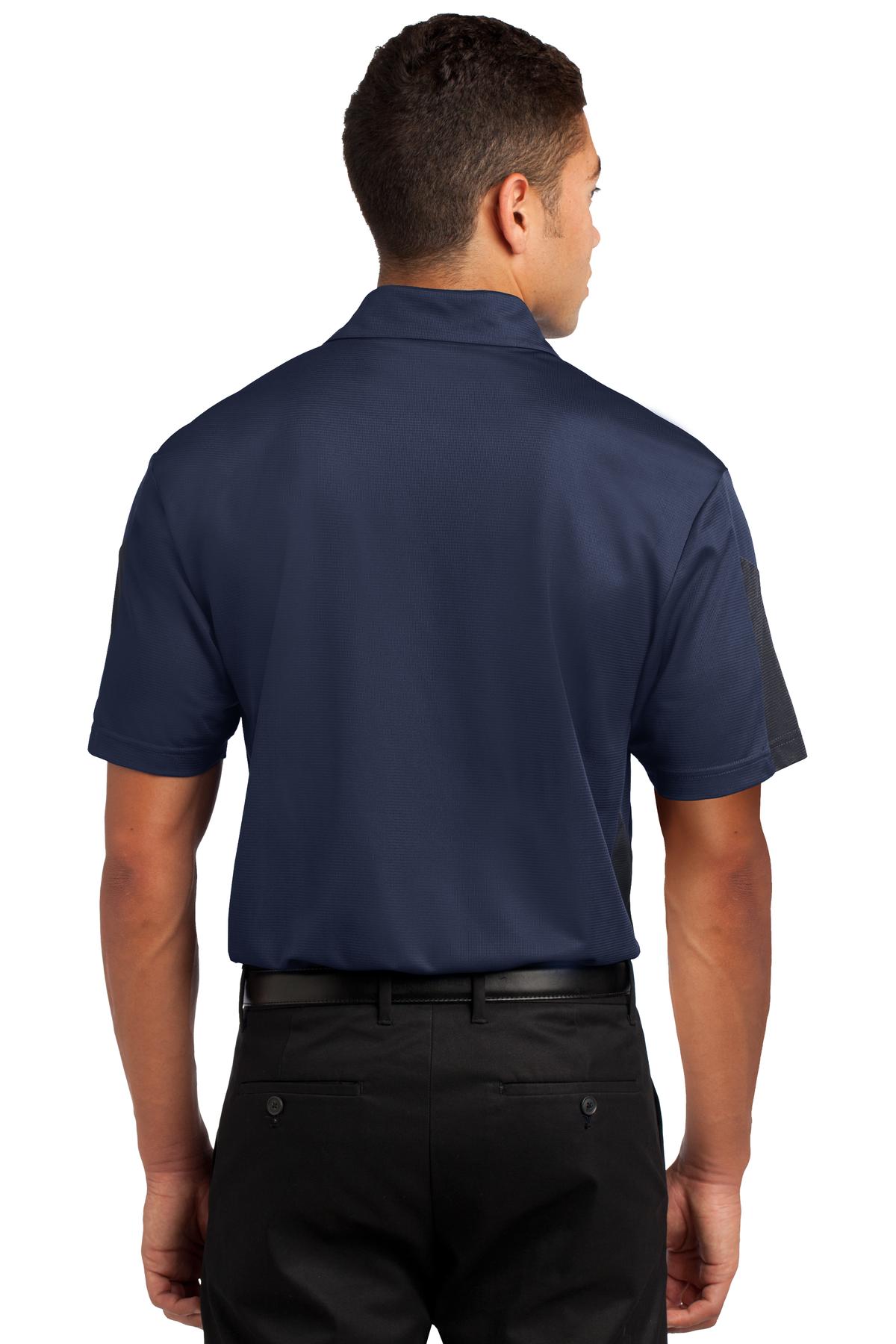 Sport-Tek Men's PosiCharge Active Textured Colorblock Polo