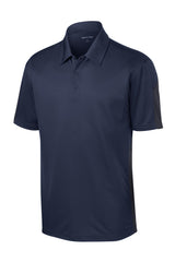 Sport-Tek Men's PosiCharge Active Textured Colorblock Polo