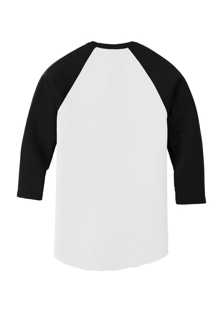 American Apparel Men's Poly-Cotton 3/4-Sleeve Raglan T-Shirt American Apparel