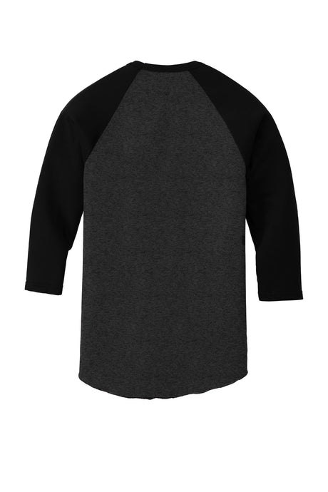 American Apparel Men's Poly-Cotton 3/4-Sleeve Raglan T-Shirt American Apparel