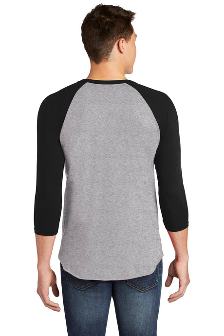 American Apparel Men's Poly-Cotton 3/4-Sleeve Raglan T-Shirt American Apparel