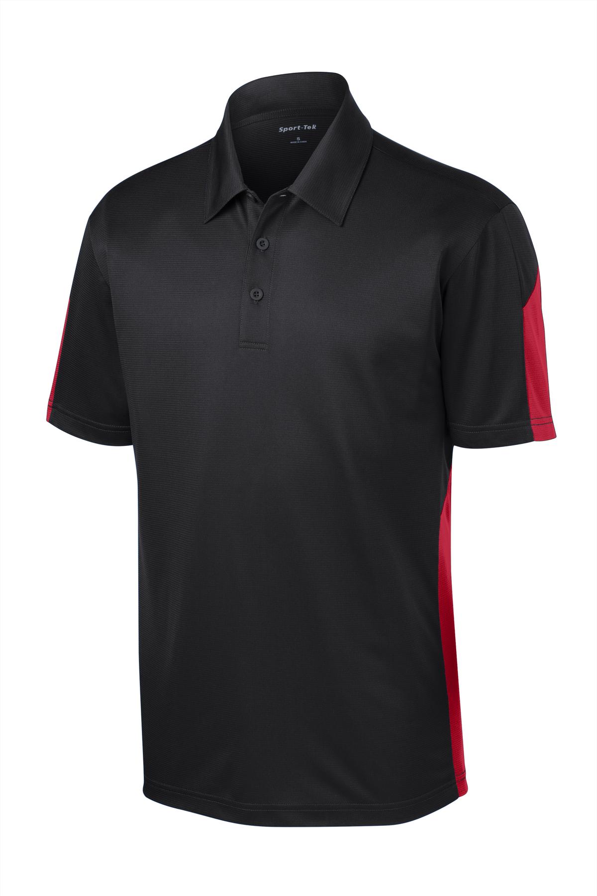 Sport-Tek Men's PosiCharge Active Textured Colorblock Polo
