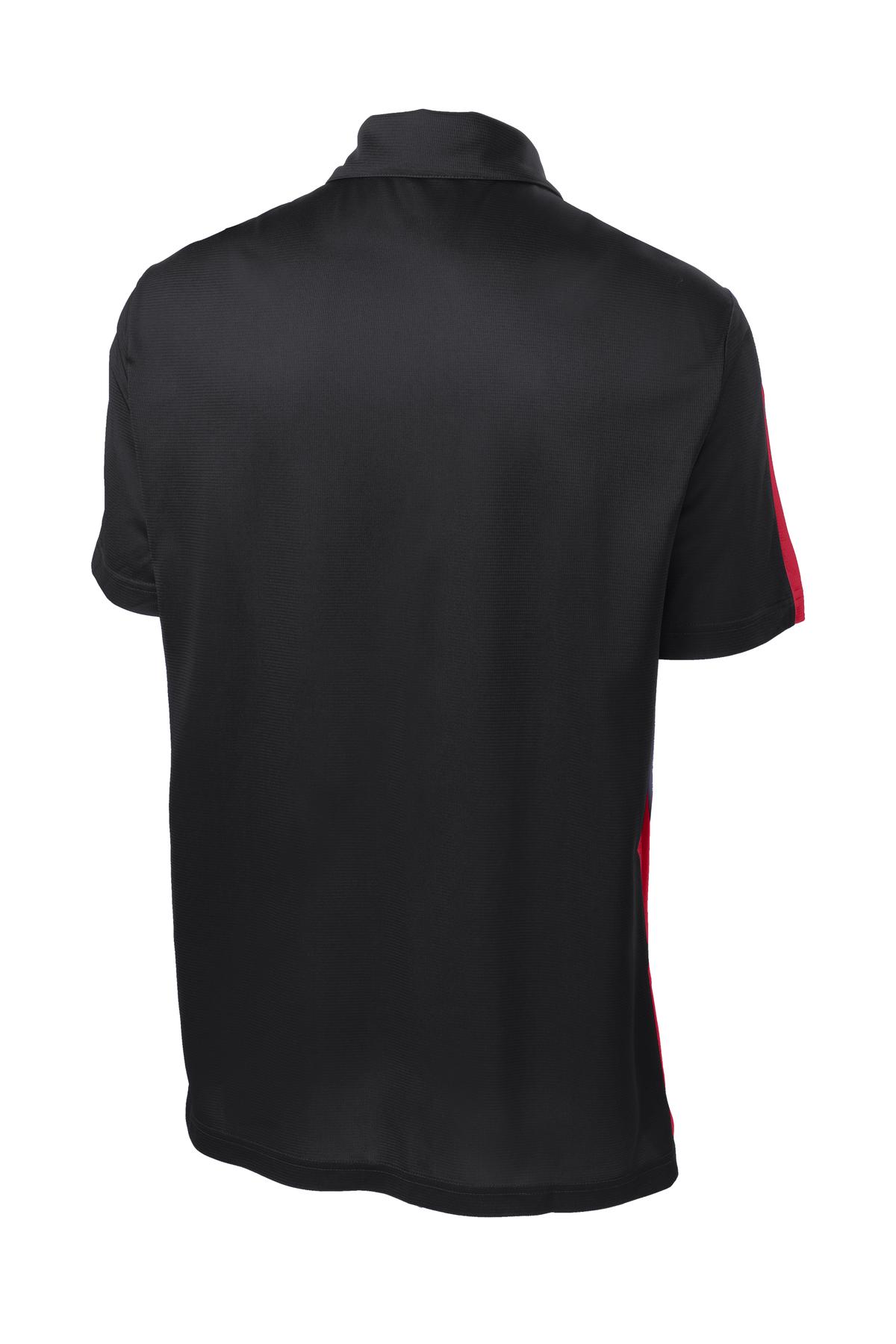 Sport-Tek Men's PosiCharge Active Textured Colorblock Polo