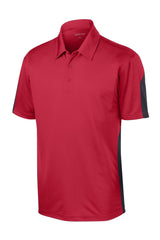 Sport-Tek Men's PosiCharge Active Textured Colorblock Polo