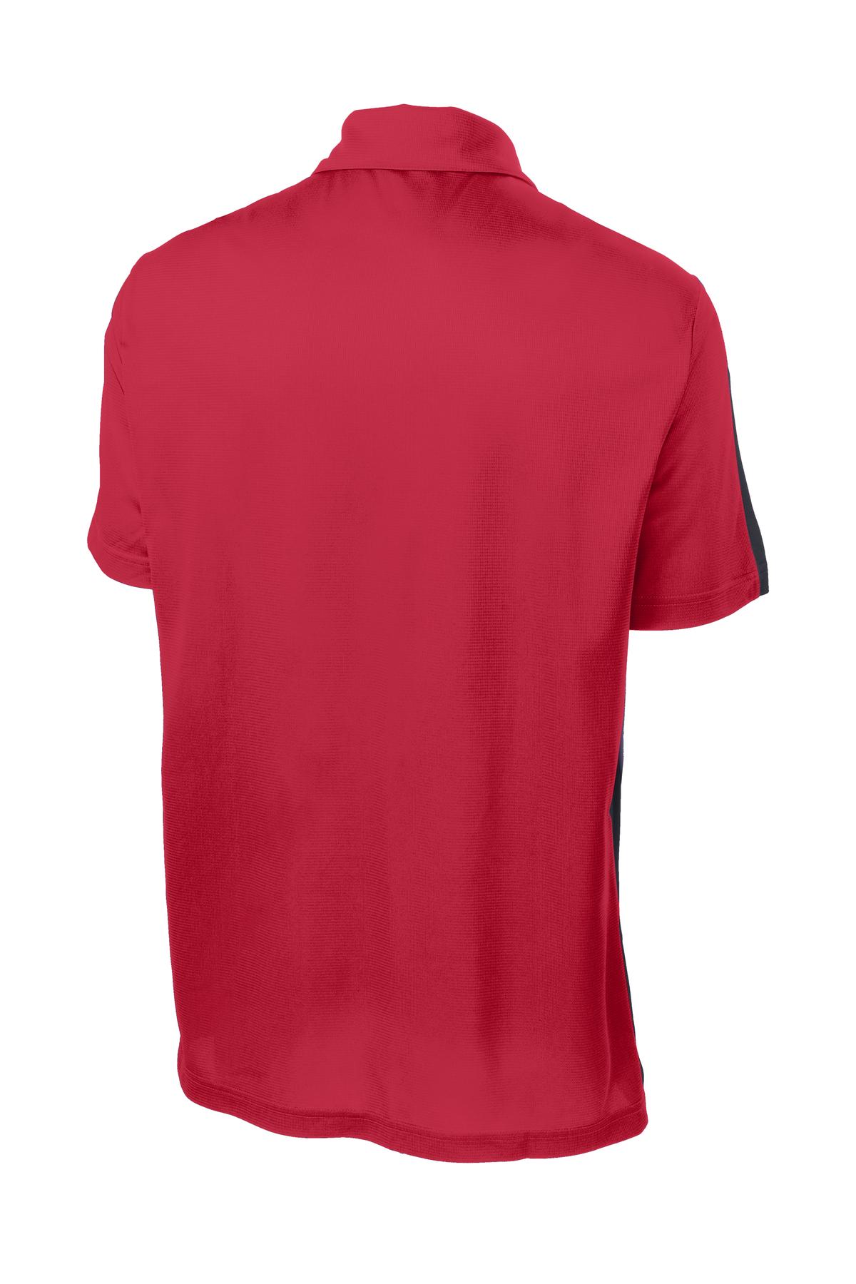 Sport-Tek Men's PosiCharge Active Textured Colorblock Polo