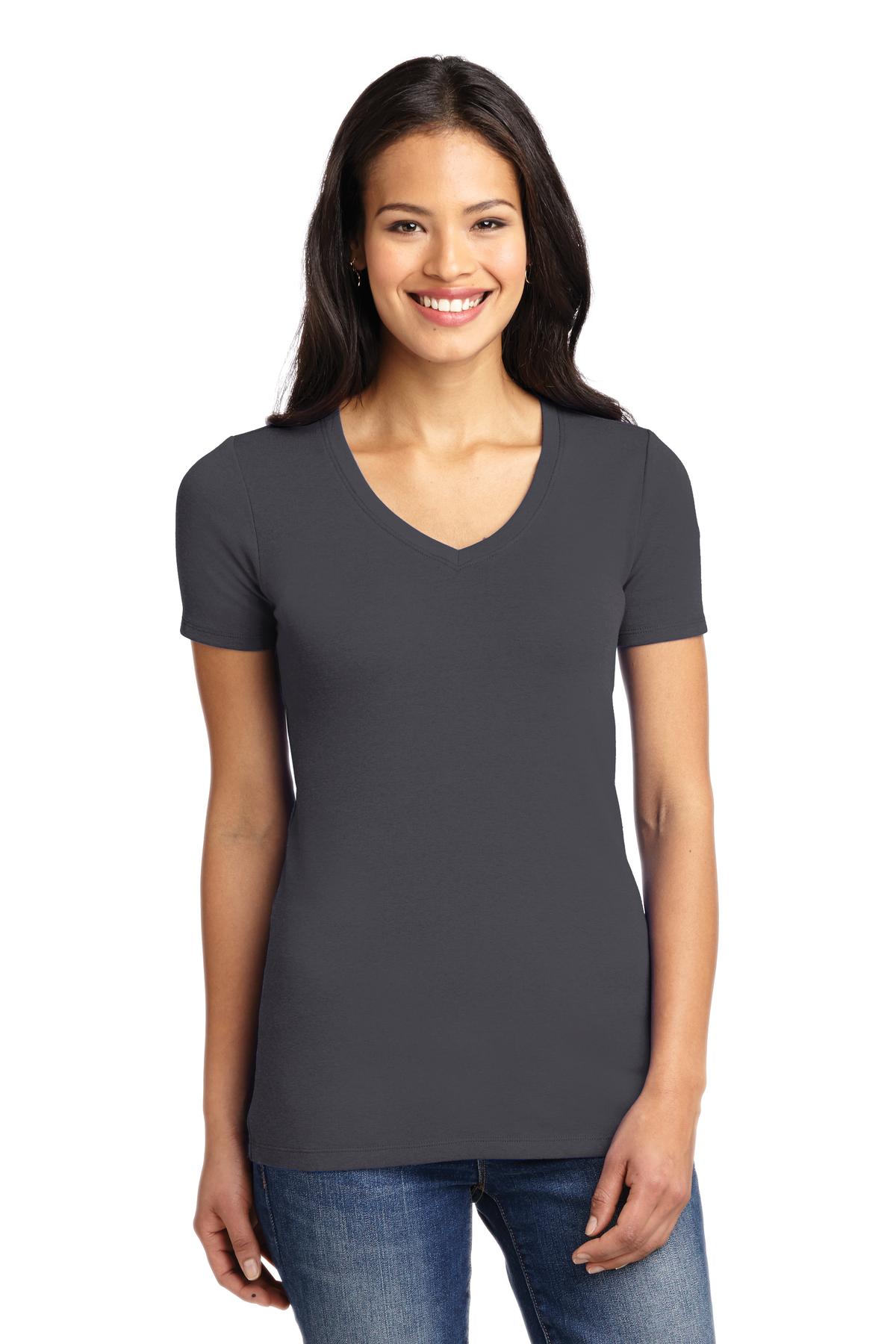 Port Authority Ladies Concept Stretch V-Neck Tee. LM1005