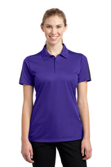 Sport-Tek Women's PosiCharge Active Textured Colorblock Polo LST695