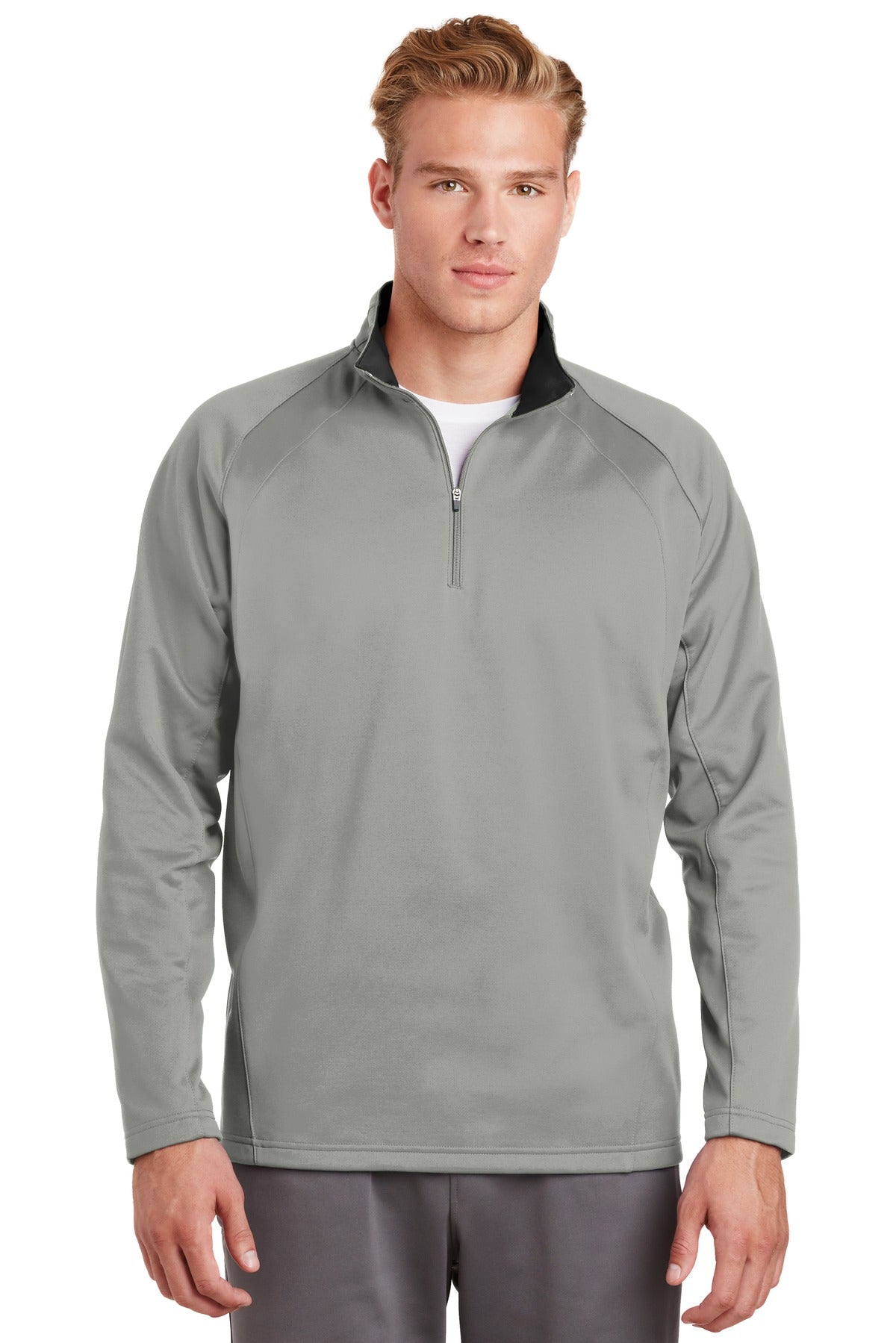 Sport-Tek Men's Sport-Wick Fleece 1/4-Zip Pullover