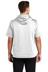 Sport-Tek Men's Sport-Wick Fleece Short Sleeve Hooded Pullover